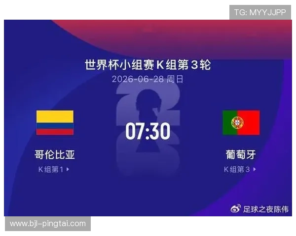 世界杯焦点战葡萄牙VS哥伦比亚比赛预测与球队状态最新动态 世界杯焦点战葡萄牙VS哥伦比亚比赛预测与球队状态最新动态